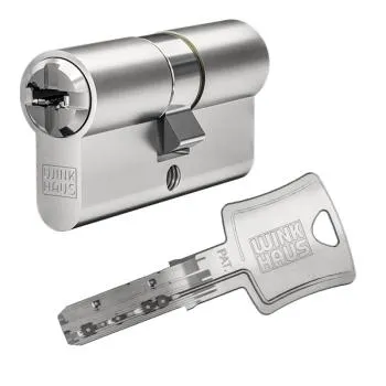 WINKHAUS keyTec N-tra Profilzylinder mit Wendeschlüssel – mechanisches Sicherheitssystem mit patentierter Codierung für Wohn- und Gewerbeobjekte